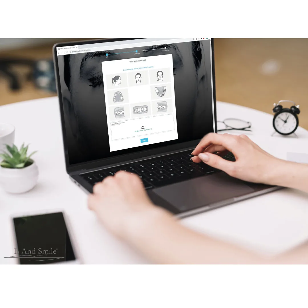 Consultation orthodontique en ligne B And Smile - étape 4
